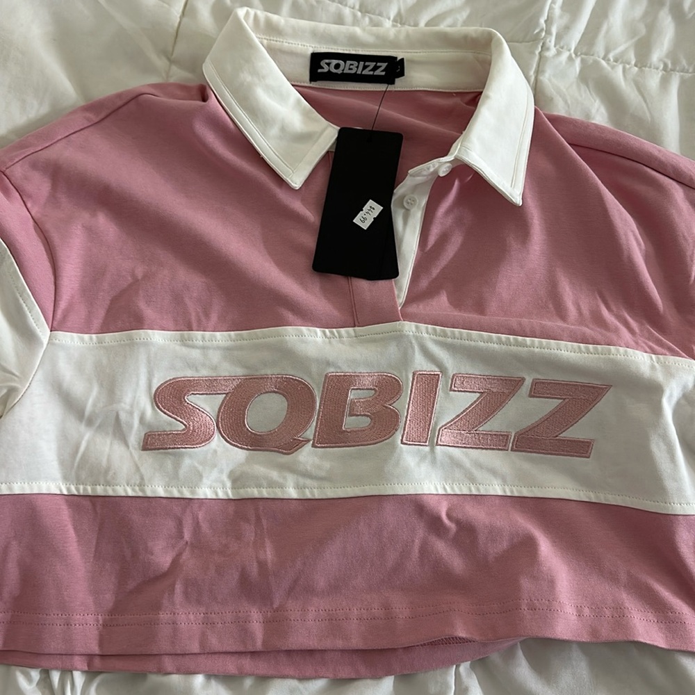 Long sleeve crop street wear, SQBIZZ BRAND, size L